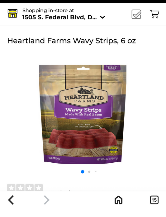Heartland Farms Wavy Strips