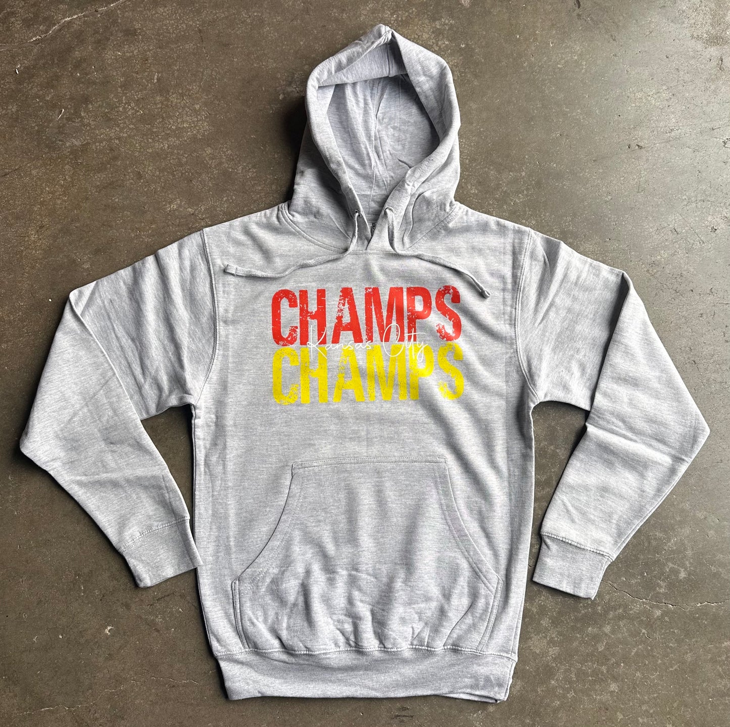 Champs - Kansas City Hooded Sweatshirt (Sport Gray)