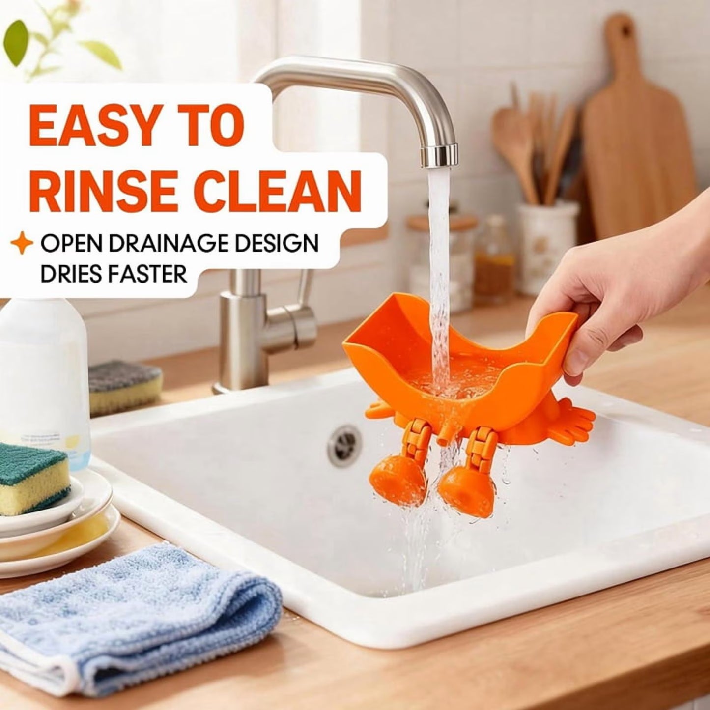 Scrub Daddy Sponge Holder With Questionable Drain