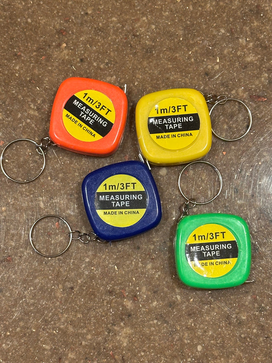 4-Pack Keychain Tape Measures