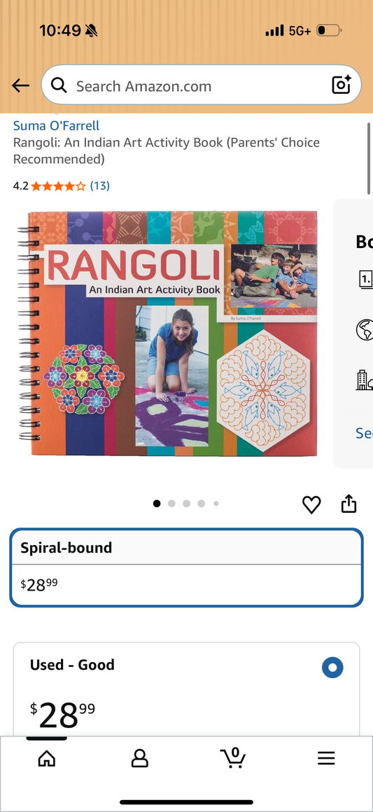 Rangoli: An Indian Art Activity Book