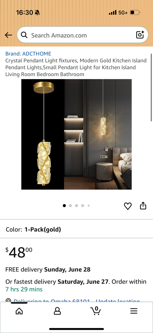 Crystal Pendant Light Fixtures