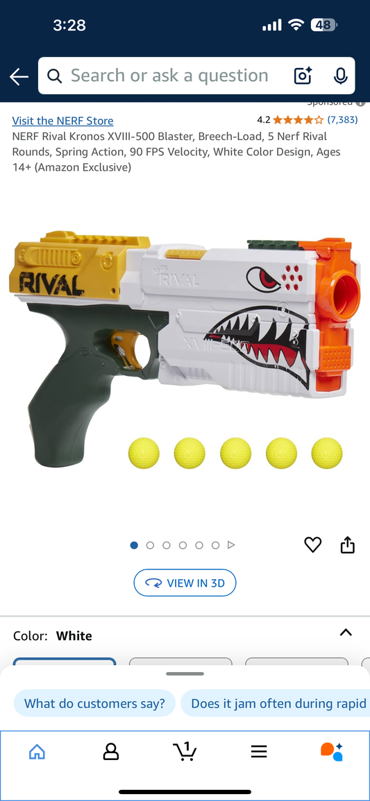NERF Rival Kronos Blaster