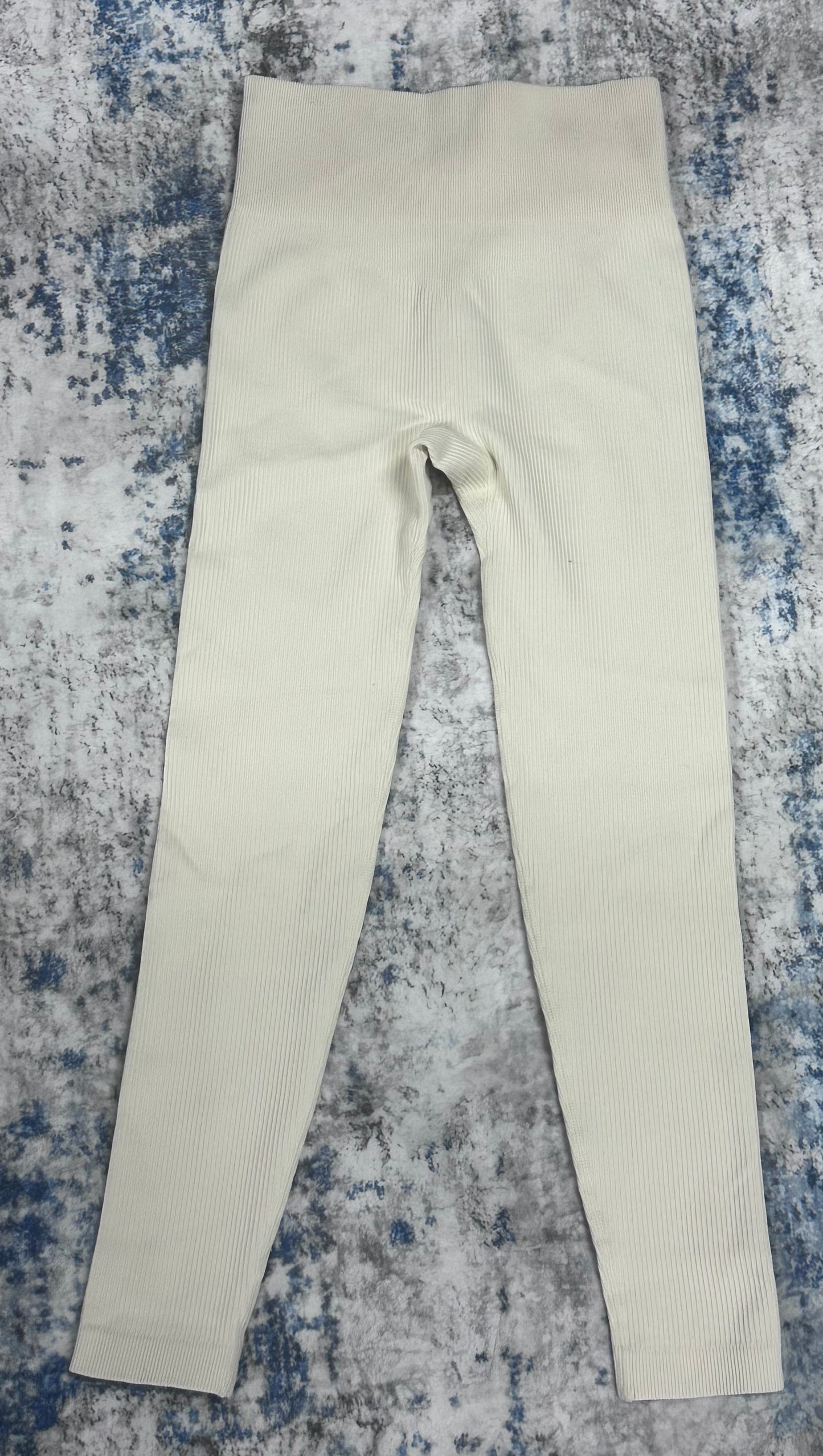 Women's Yoga And Lounging Beige Leggings (Size S)