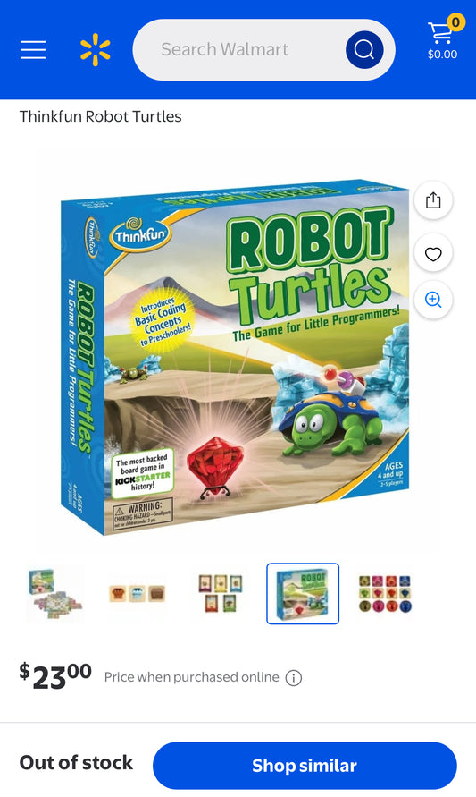 Thinkfun Robot Turtles Programming Game