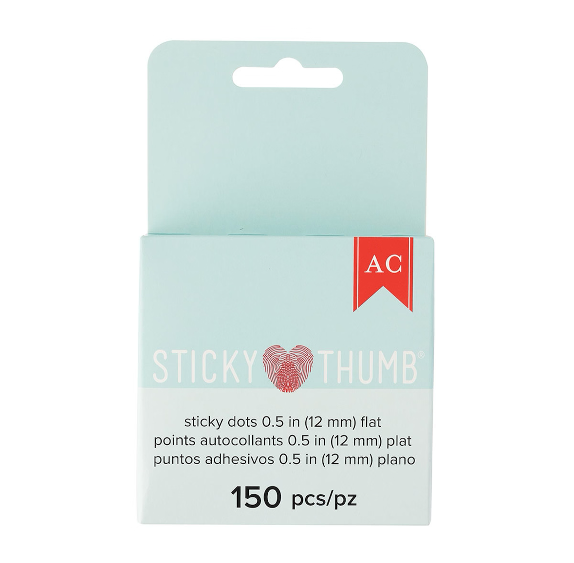 American Crafts Sticky Thumb Sticky Dots, 150 ct