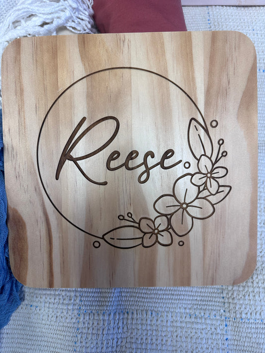 Personalized Custom Made Wooden Stools