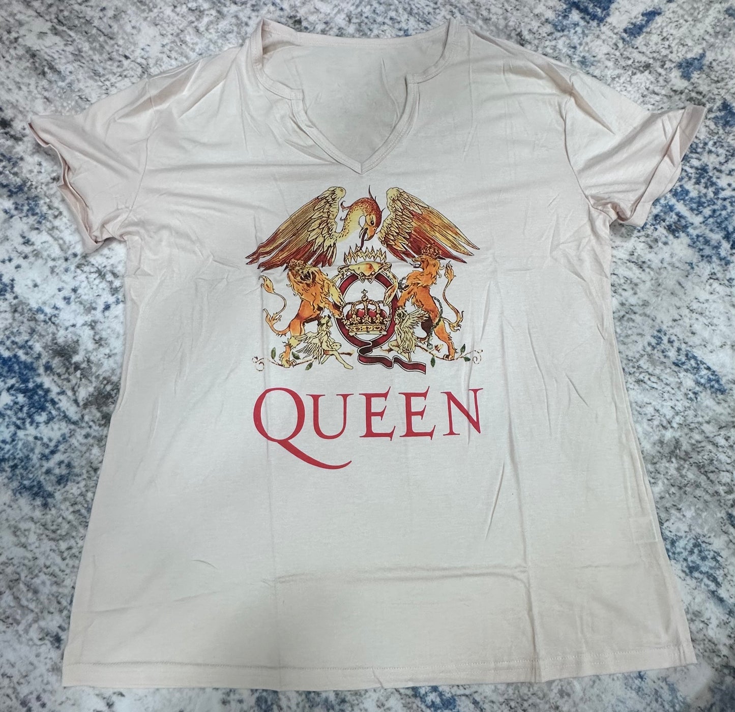 Women's Casual V-Neck T-Shirt (Size XL)