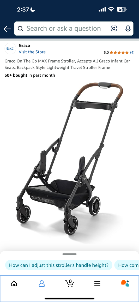 Graco On The Go Max Frame Stroller