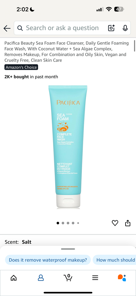 Pacifica Sea Foam Face Wash