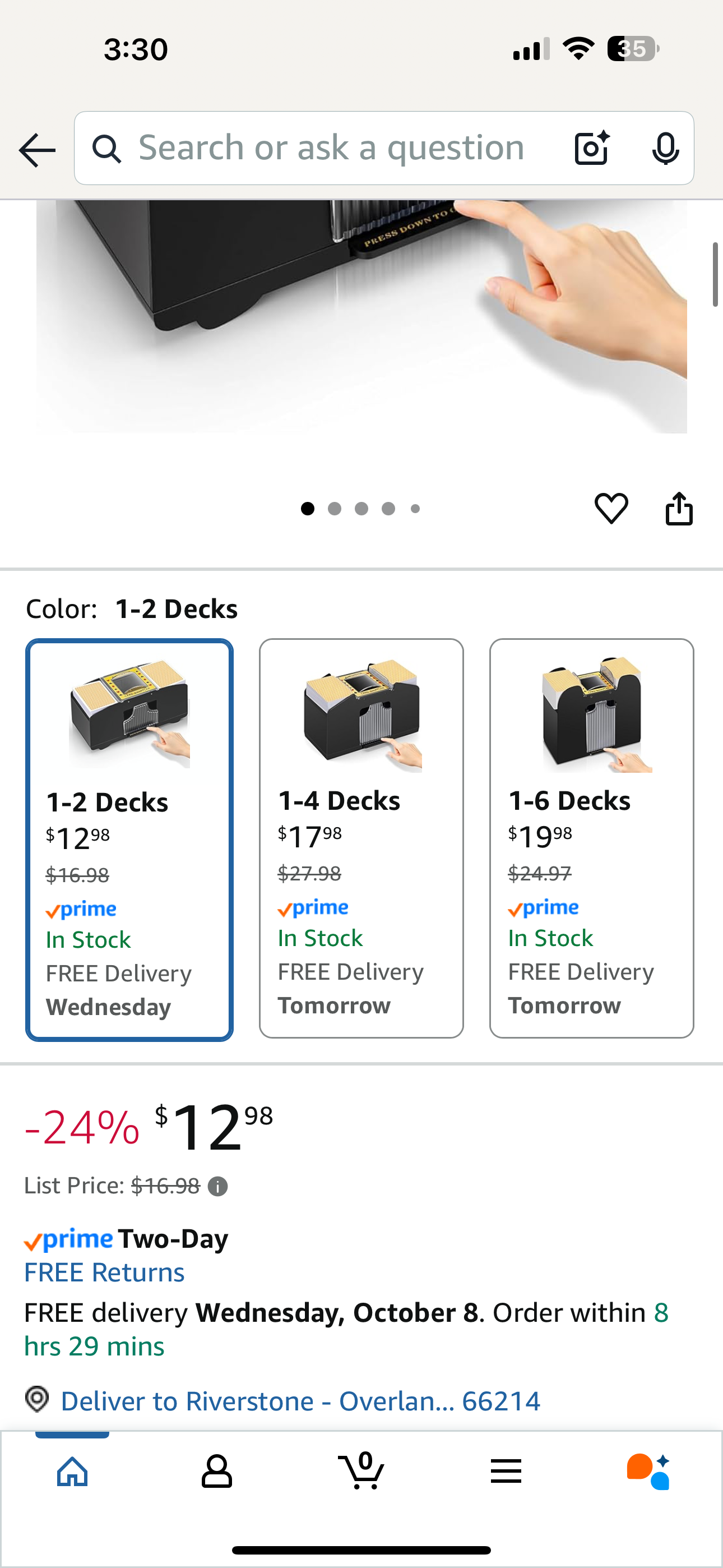 Automatic Card Shuffler