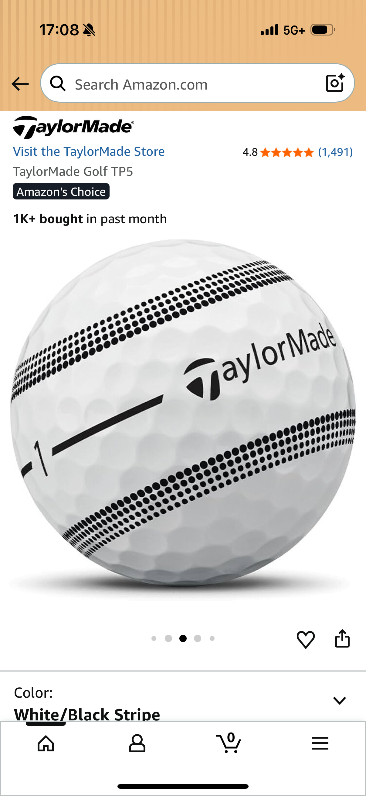 Taylor Made TP5x STRIPE (12 Count)