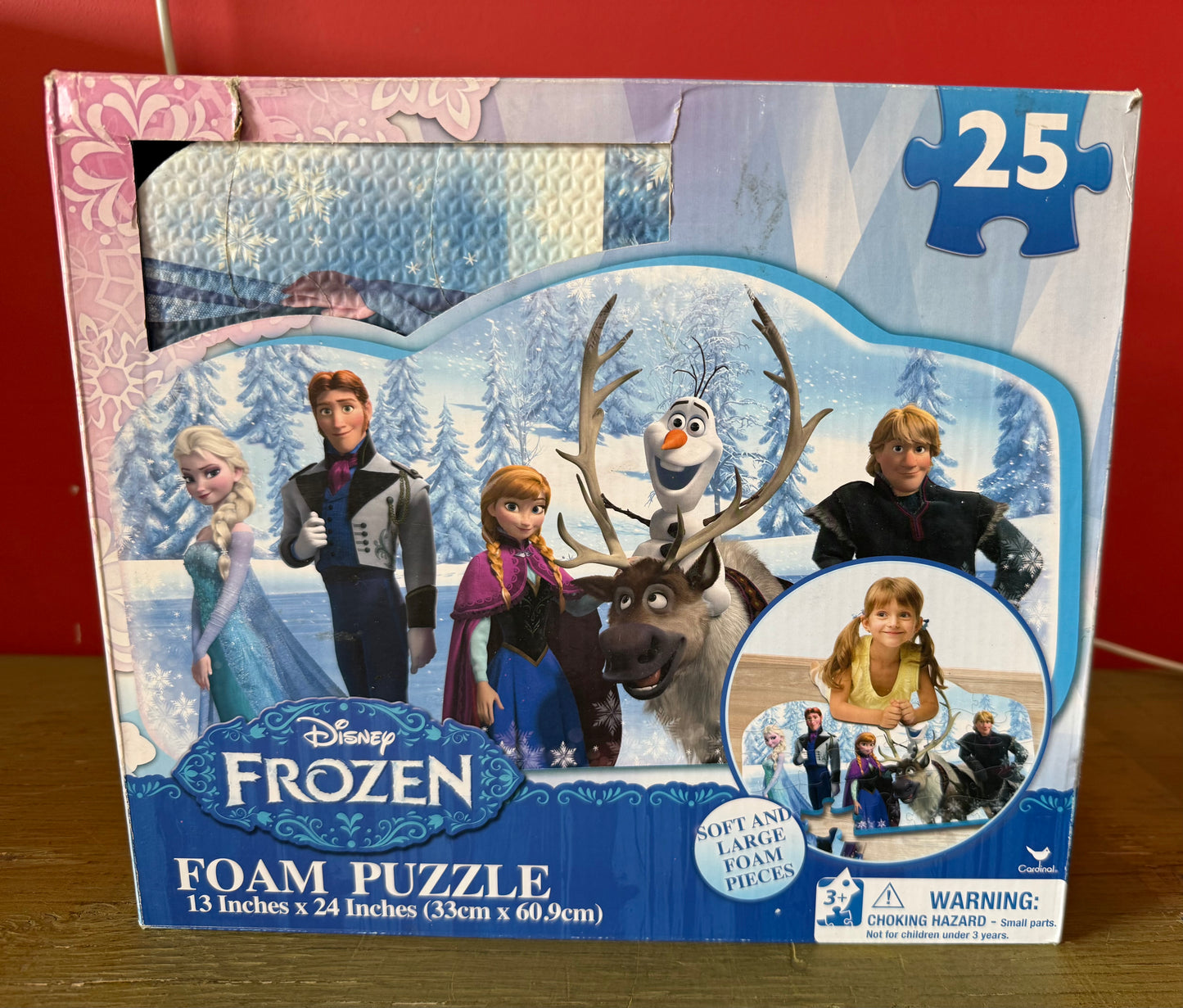 Disney Frozen Foam Puzzle, 25 Pieces, 13”x24”