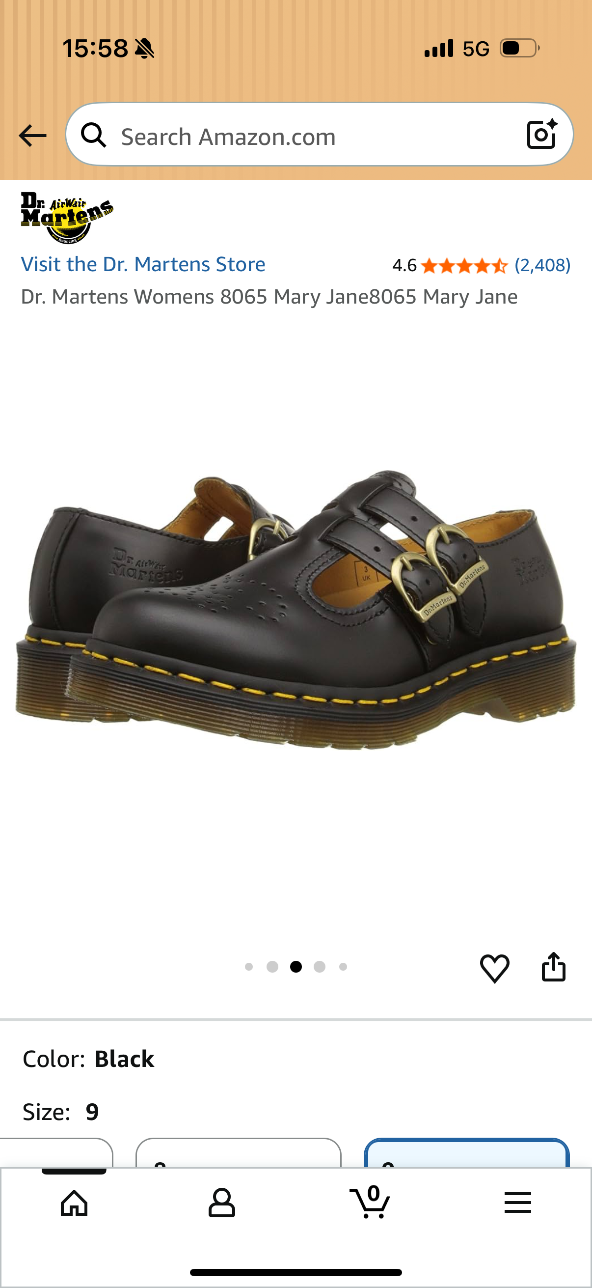 Dr. Martens Womens 8065 Mary Jane Size: 9