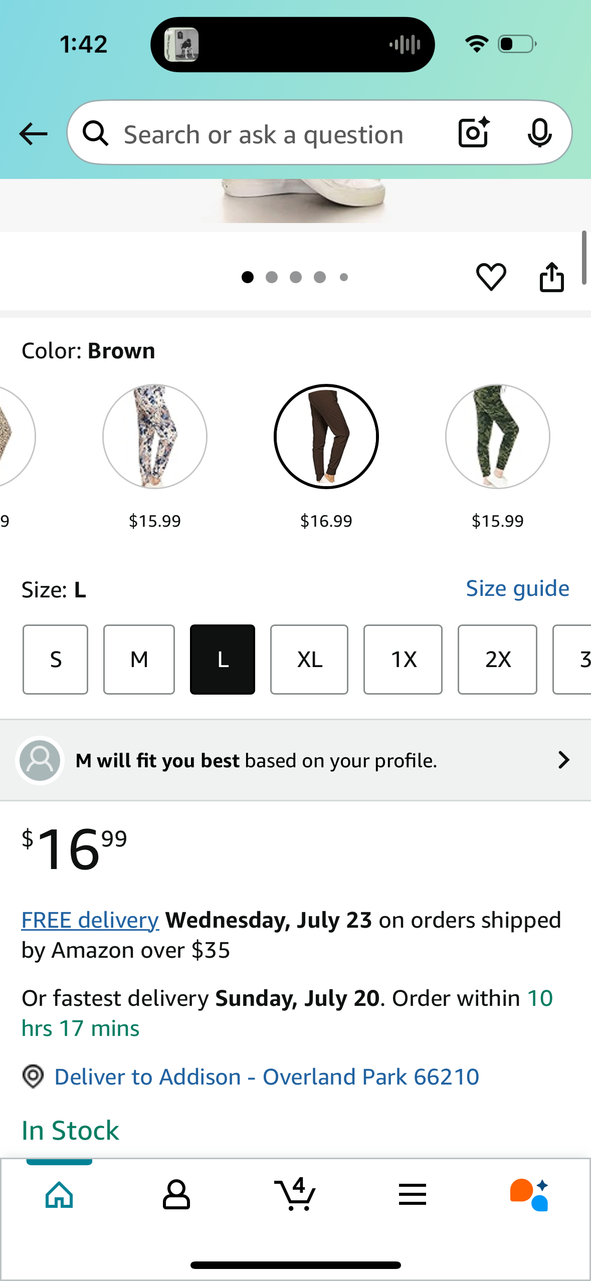 Women's track jogger Cuff Sweatpants for Yoga and Workout