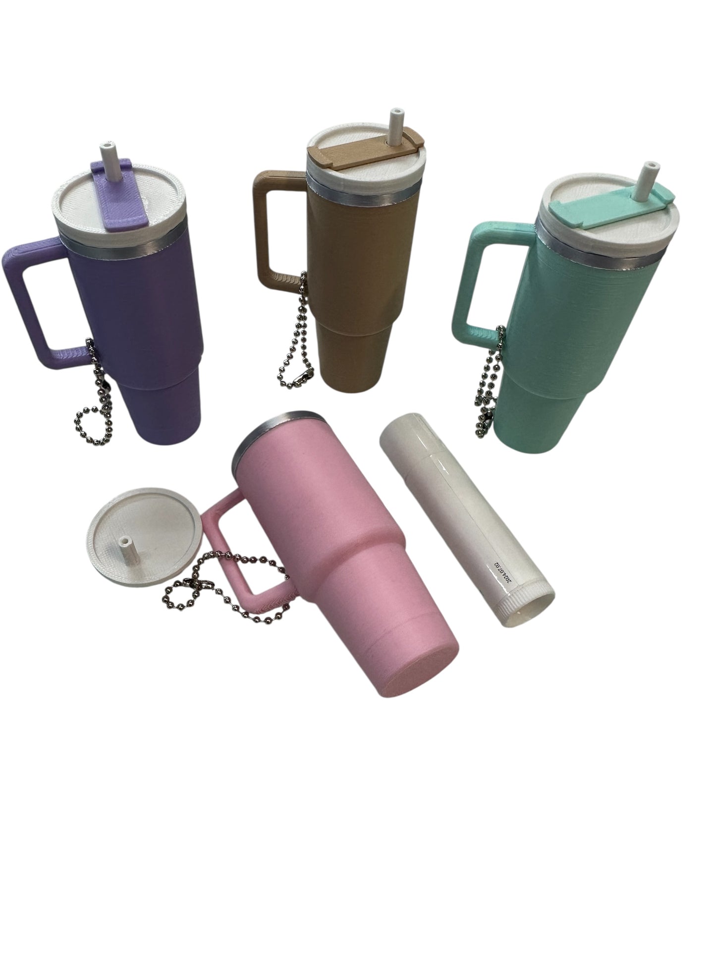 Tumbler Cup Lip Balm Holder Keychain/Bag Charm