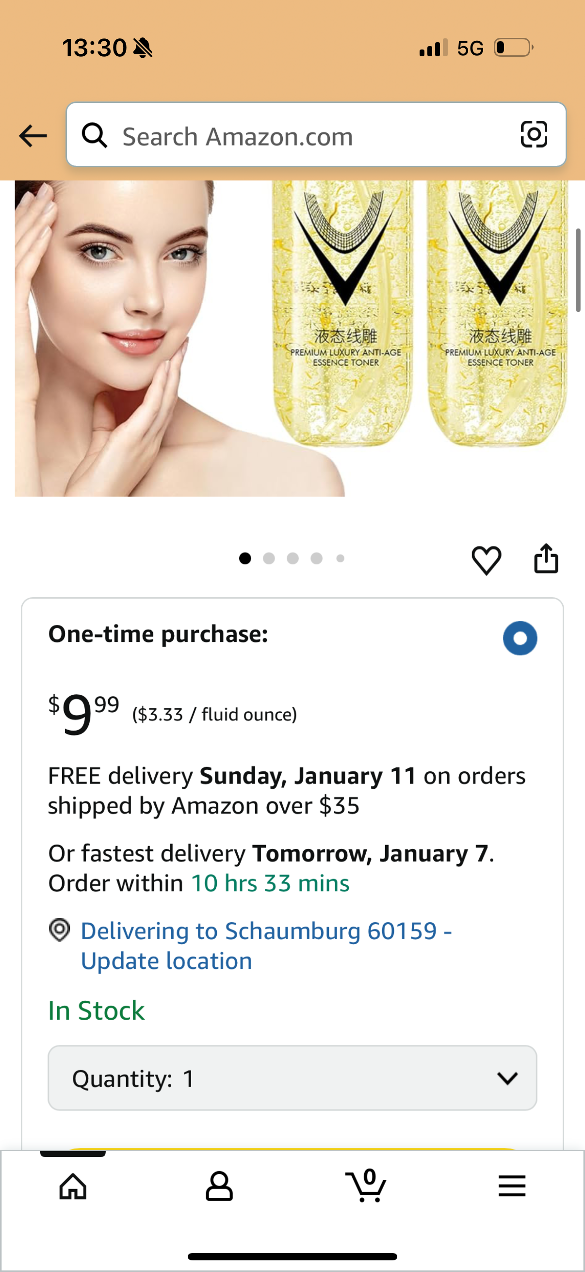 Ecdoin Anti-Aging Essence, Ecdoin Anti Wrinkle Serum, Nuosili Face Lift Spray, Tighten and Reduce Wrinkles, Anti-Wrinkle Lifting Firm Toner Water, Moisturizes for Mature and Dry Skin (2Pcs)