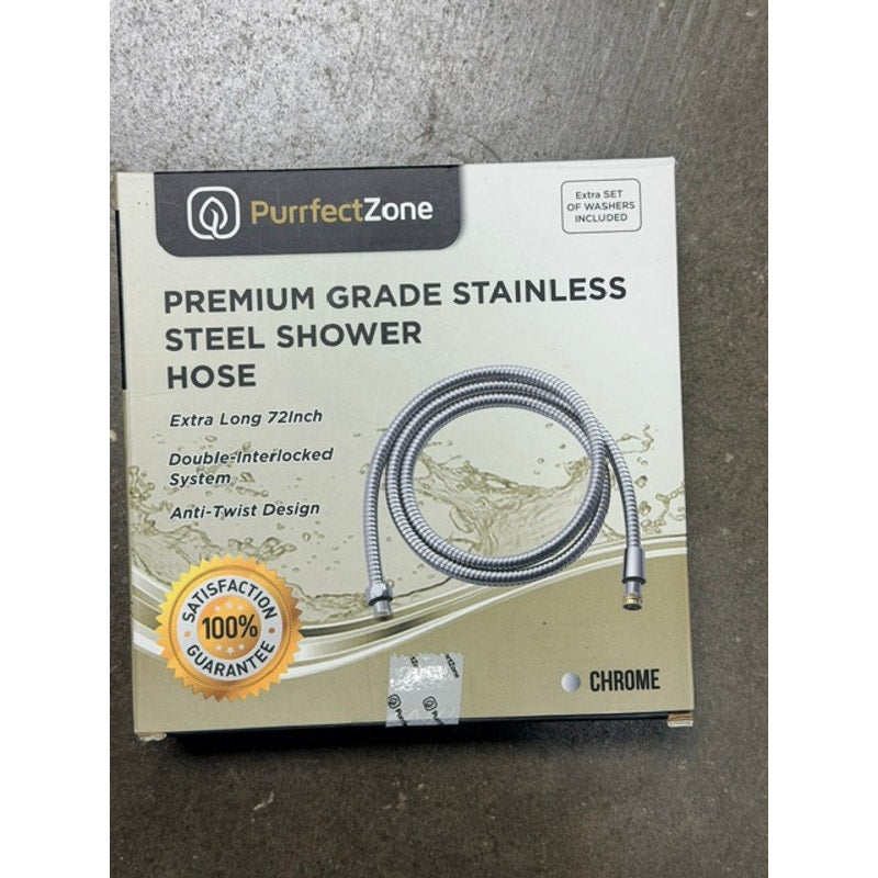 Premium Grade Stainless Steel Shower Hose 72"