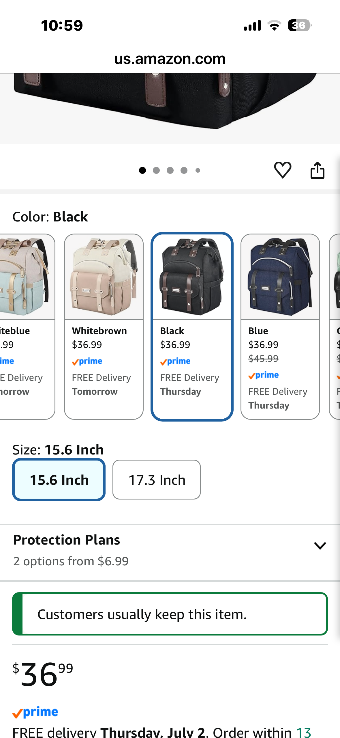 Laptop Backpack, Wide Top Open, Airline Friendly Daypack, Backpack with Charging Port for Business or Daily Use, Computer Bag Fits 15.6 Inch Notebook