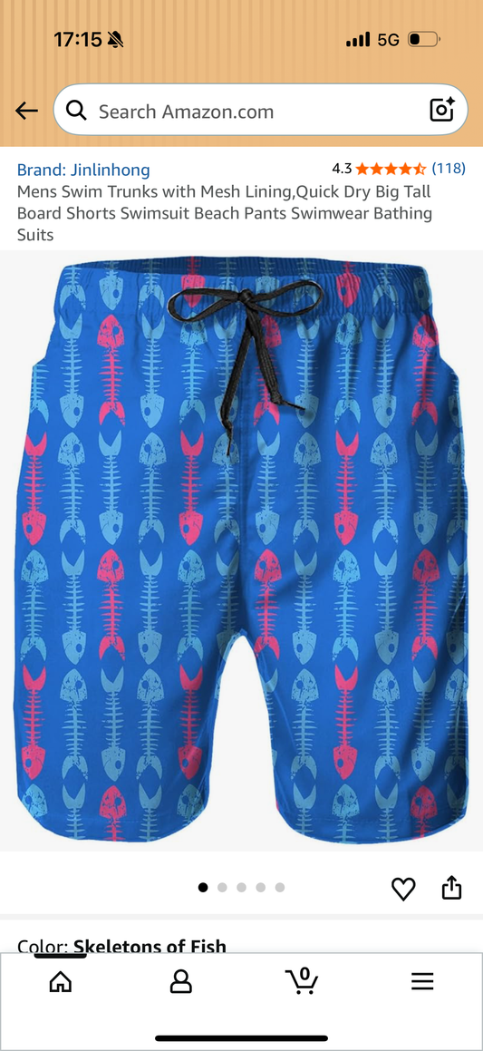 Mens Swim Trunks with Mesh Lining,Quick Dry Big Tall Board Shorts Swimsuit Beach Pants Swimwear Bathing Suits (Size 3XL)