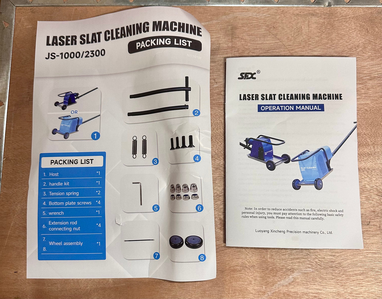 US Stock ZAC Slat Cleaner 1000W Slat Cleaning Machine Slat Cleaner Remover Suitable for 3-8mm Sword Fence Apply for CNC Oxygen Cutting Machine (JS-1000 Slat Cleaner) (R712)