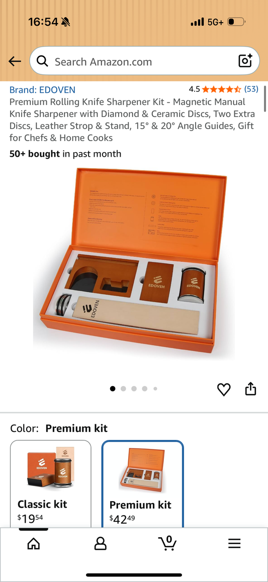 Premium Rolling Knife Sharpener Kit