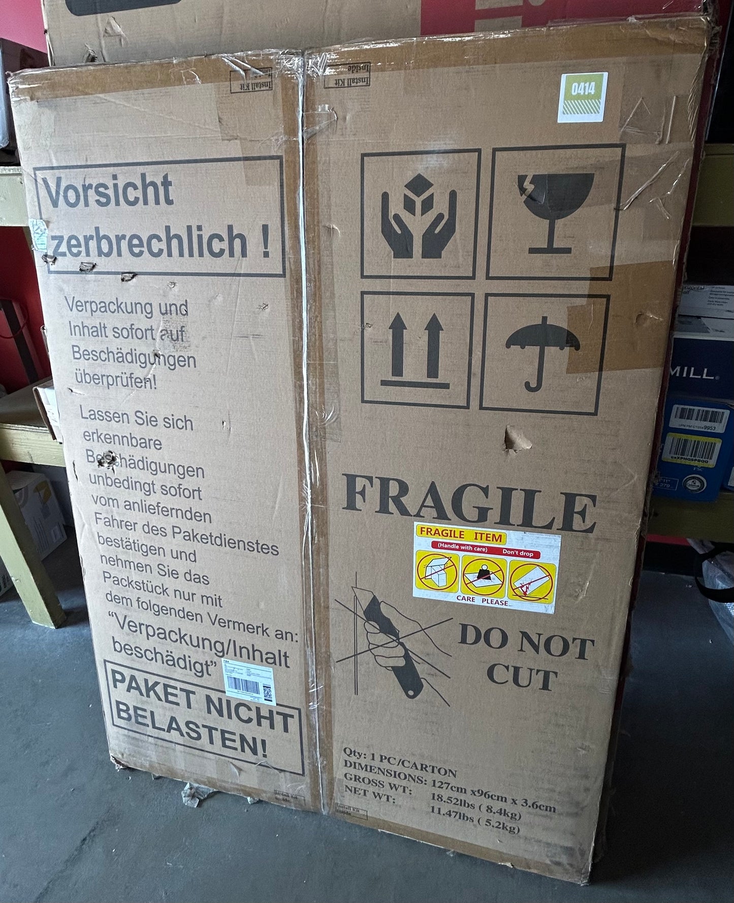 White Dry Erase Board 48"x36" (O414)