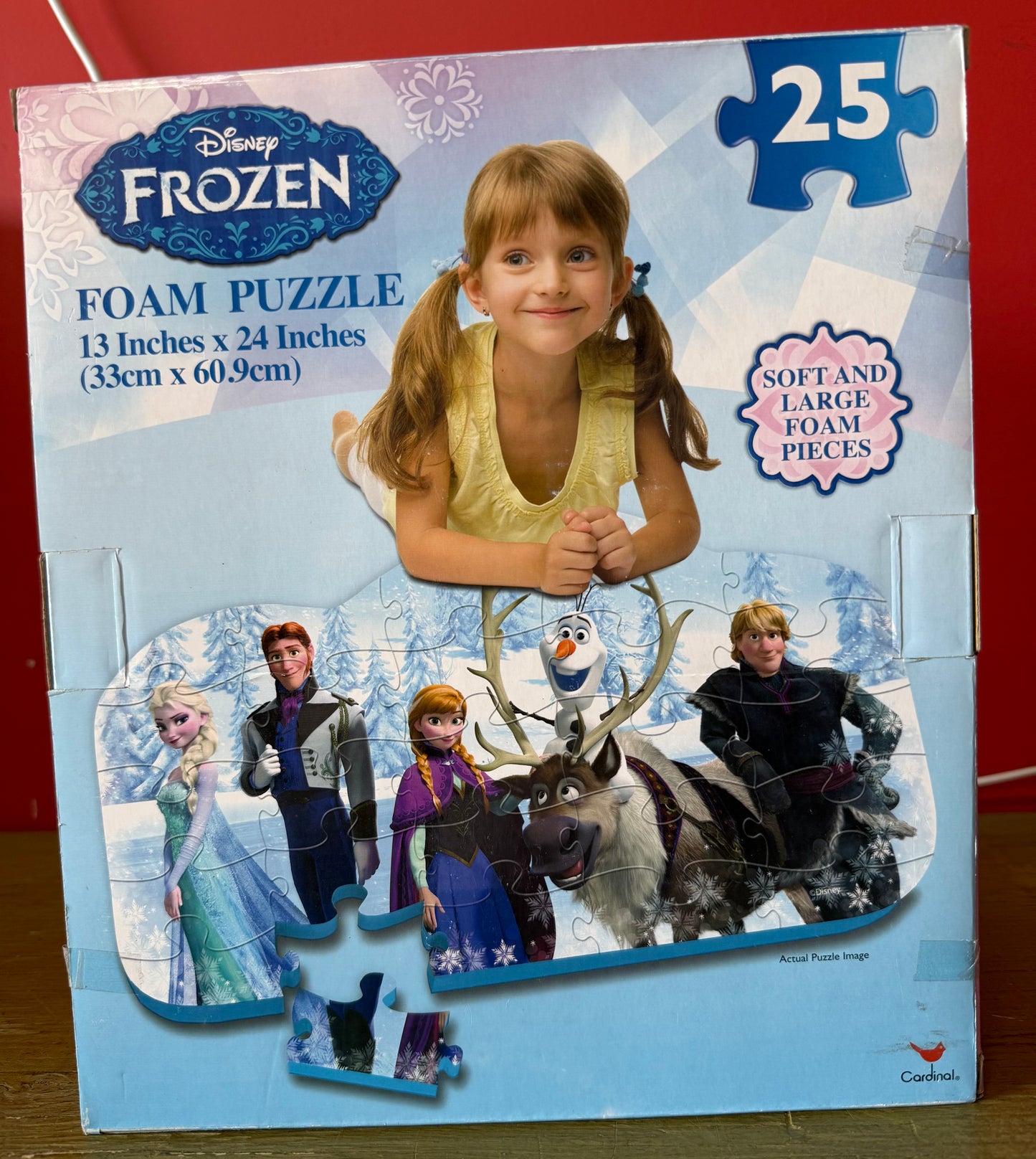 Disney Frozen Foam Puzzle, 25 Pieces, 13”x24”