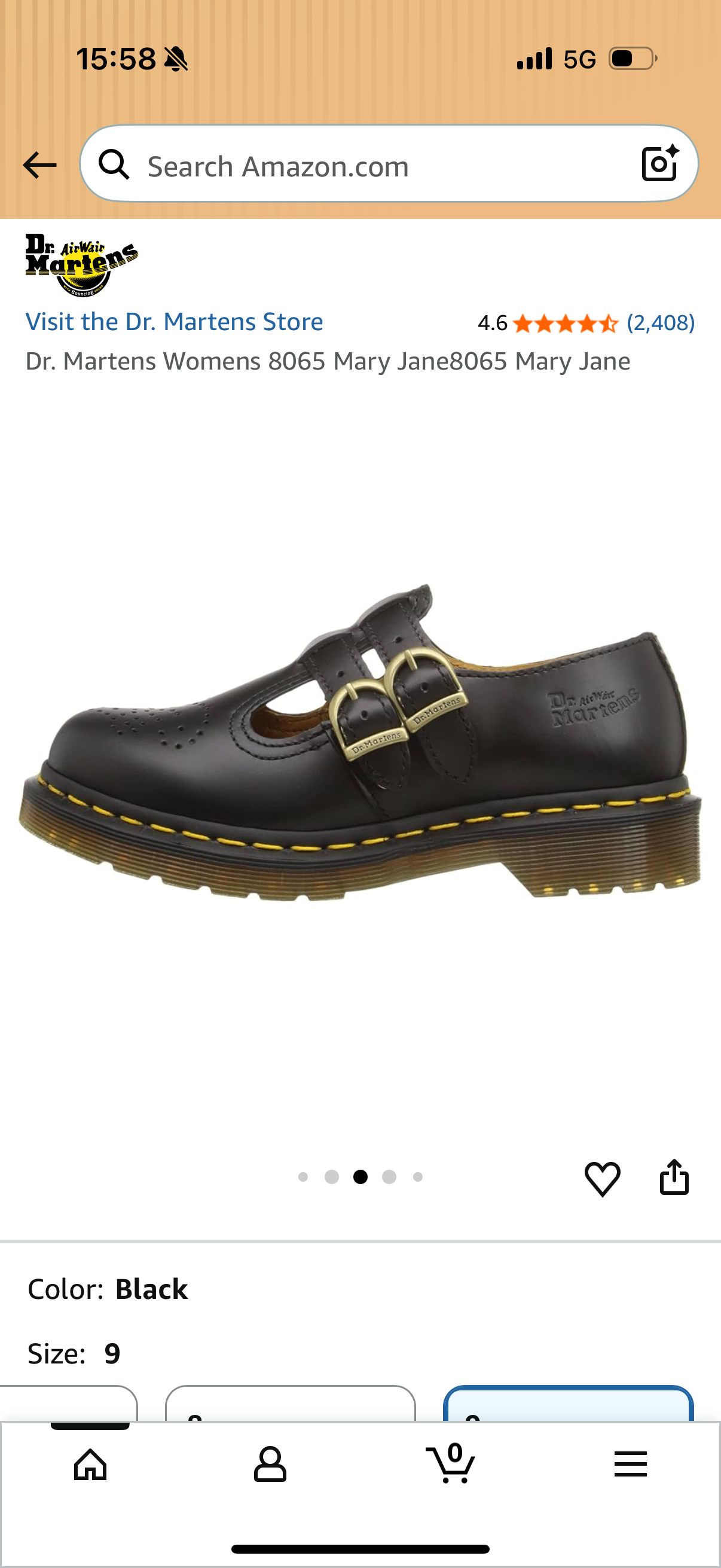 Dr. Martens Womens 8065 Mary Jane Size: 9