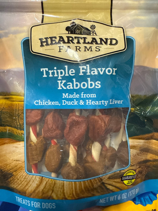 Heartland Farms Triple Flavor Kabob 6oz