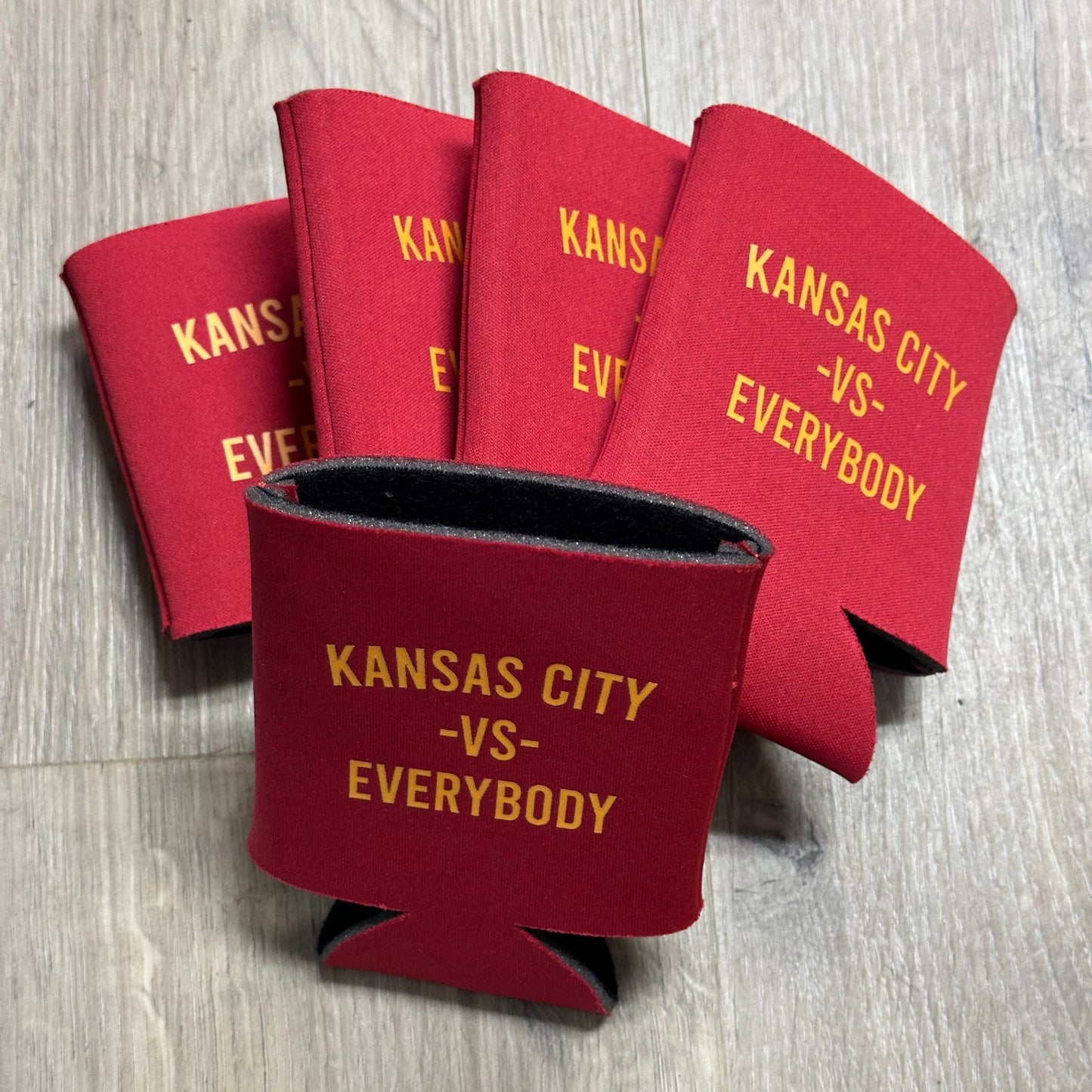 5-Pack Kansas City Vs. Everybody - Can Cooler Koozies