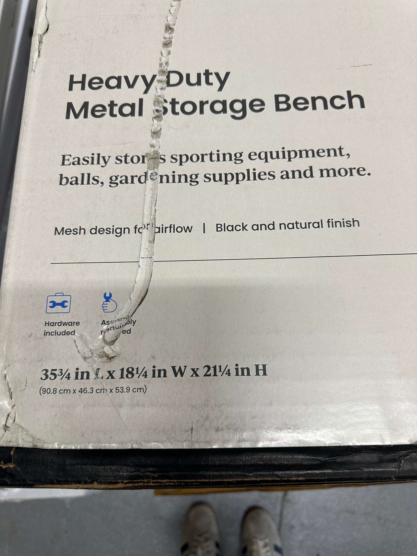Bright room Metal Storage Bench