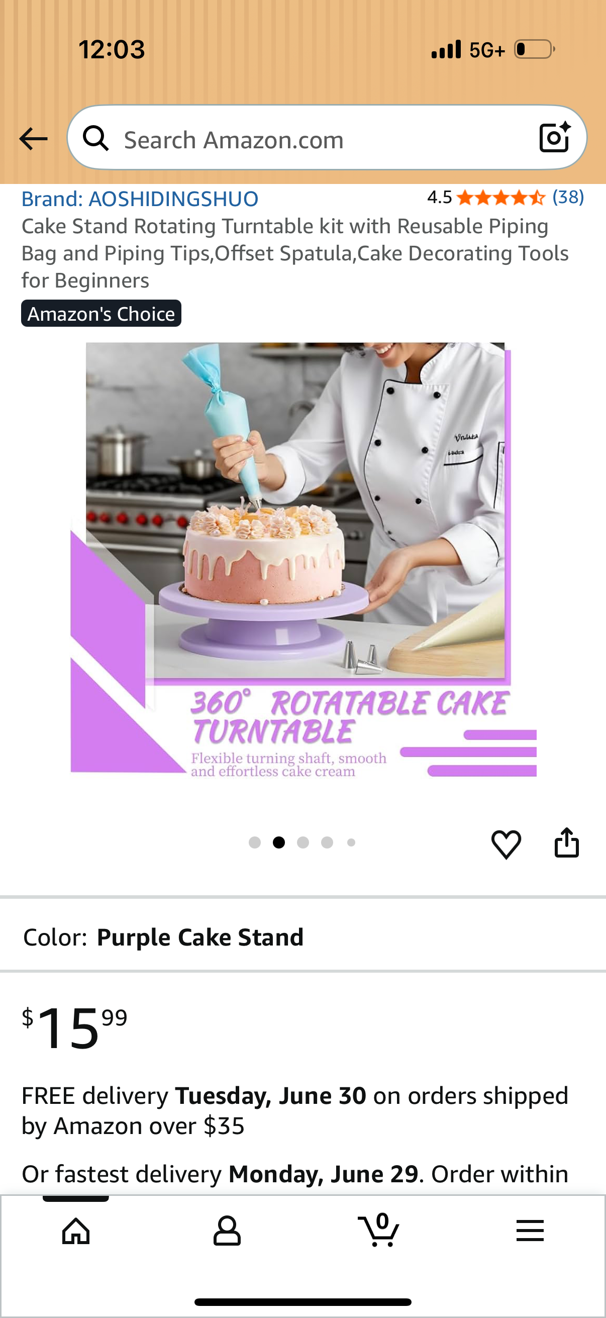 Cake Stand Rotating Turntable kit with Reusable Piping Bag and Piping Tips,Offset Spatula,Cake Decorating Tools for Beginners