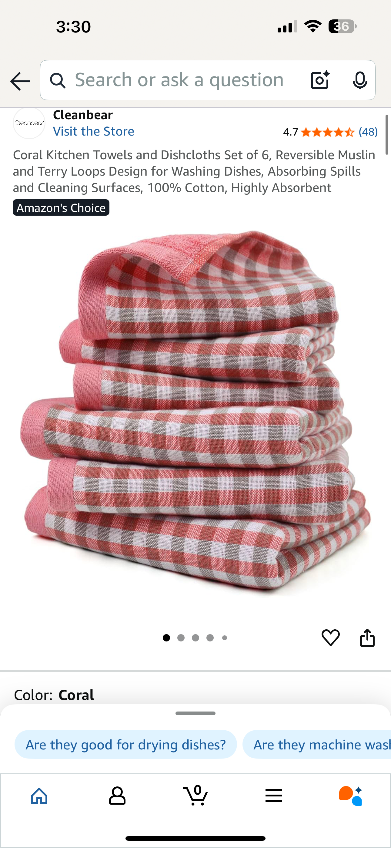 Set of 6 Kitchen Towels