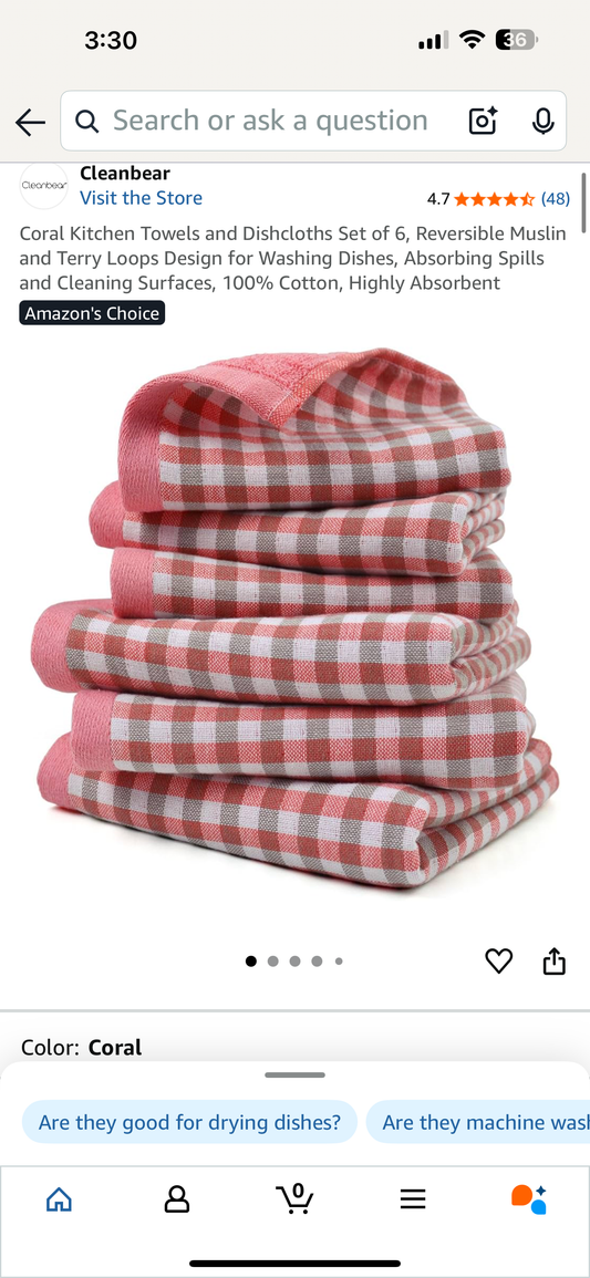 Set of 6 Kitchen Towels