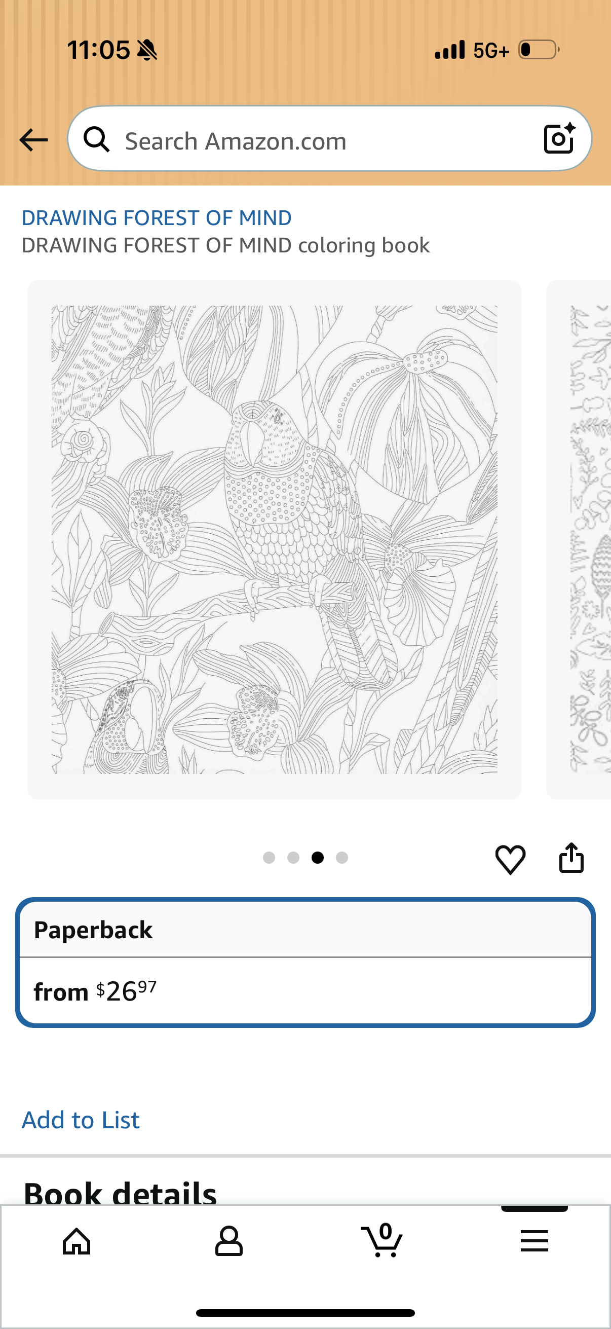 DRAWING FOREST OF MIND Coloring Book