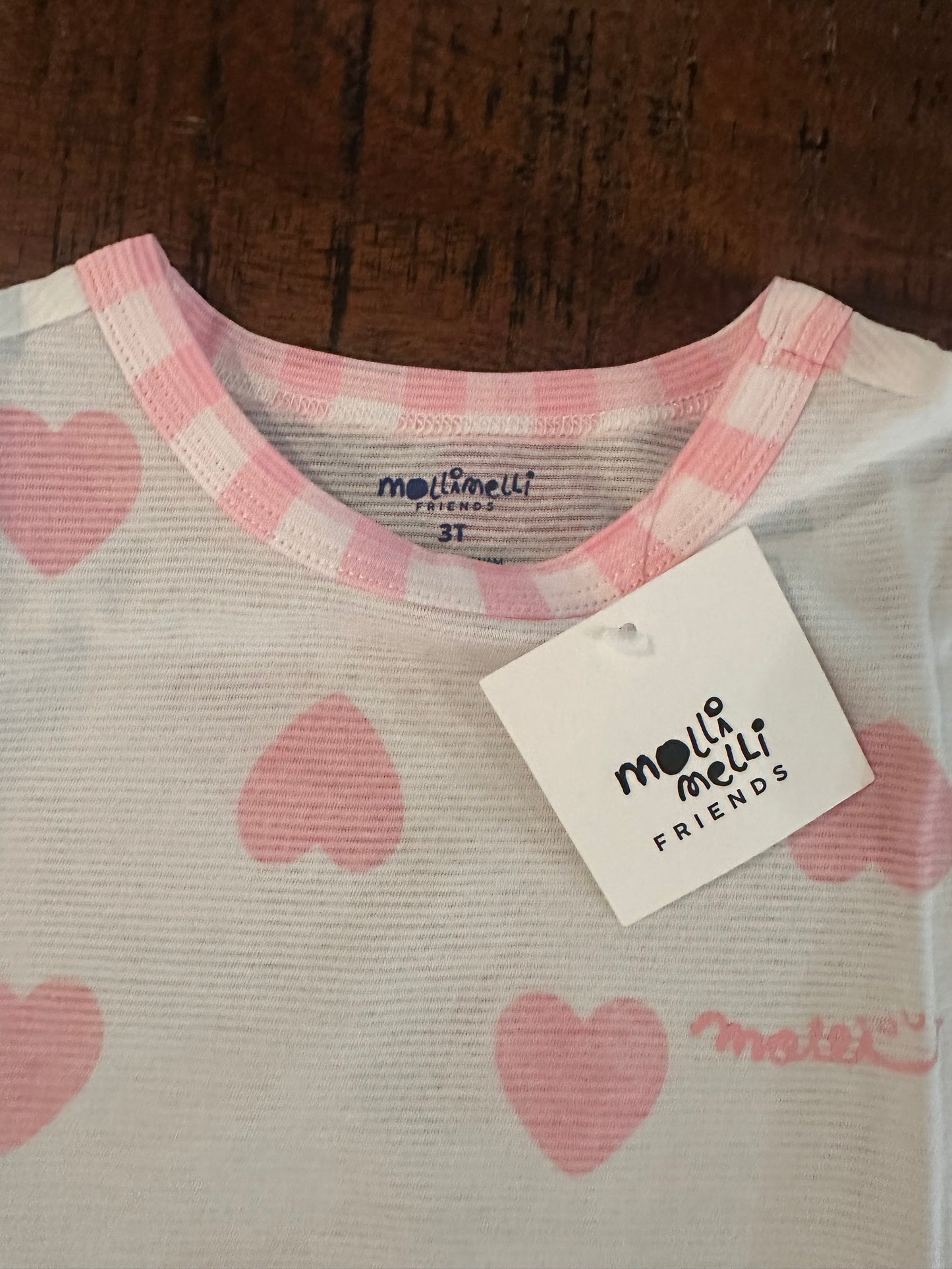Heart Shirt & Shorts Set (3T)