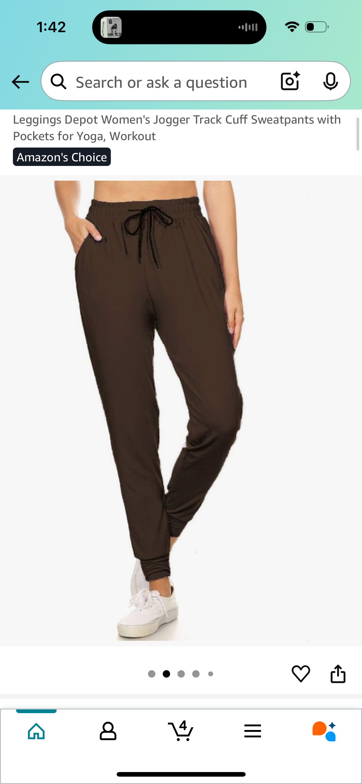 Women's track jogger Cuff Sweatpants for Yoga and Workout