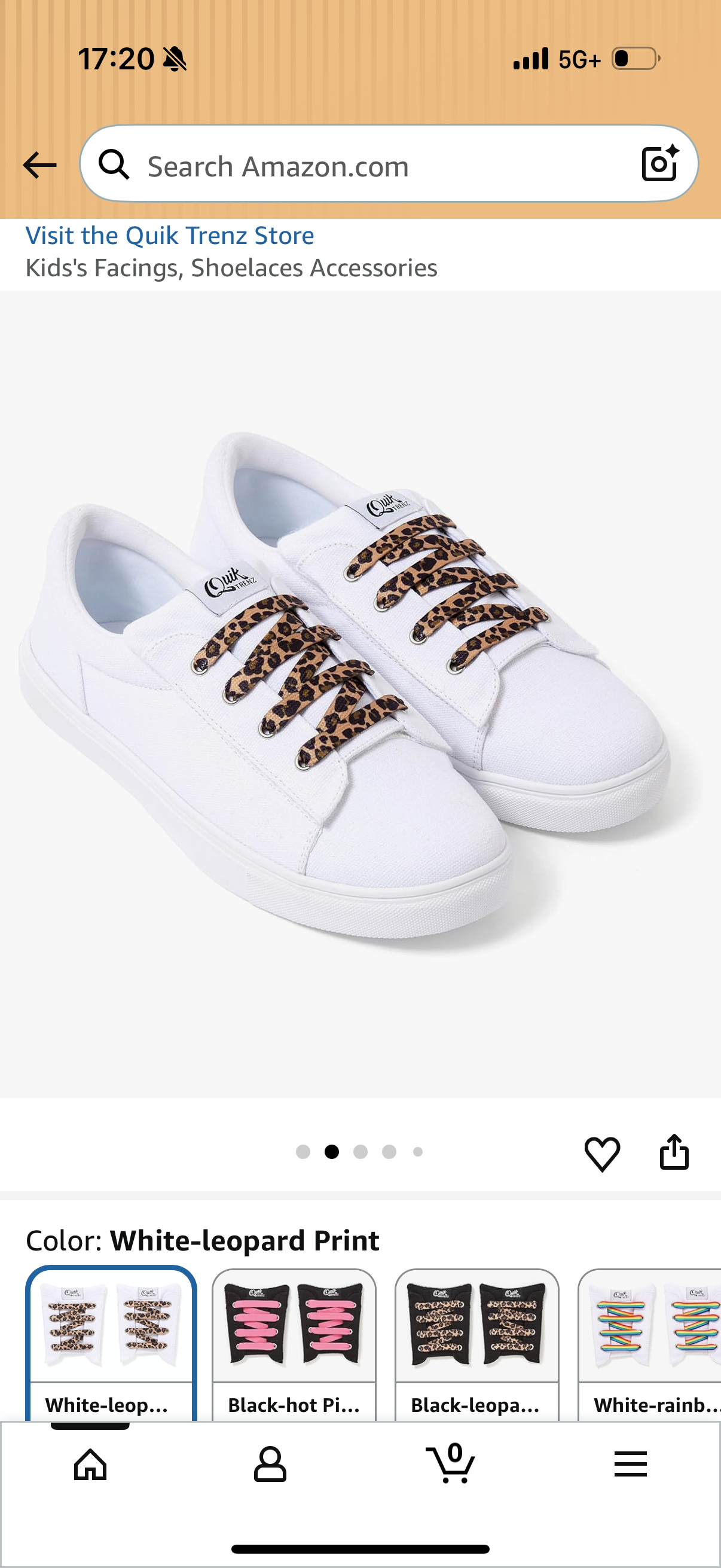 Quik Trenz Kids Shoe Laces sizes 7-9