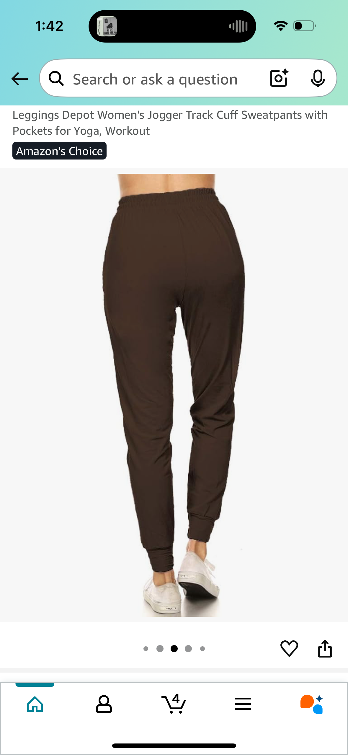 Women's track jogger Cuff Sweatpants for Yoga and Workout