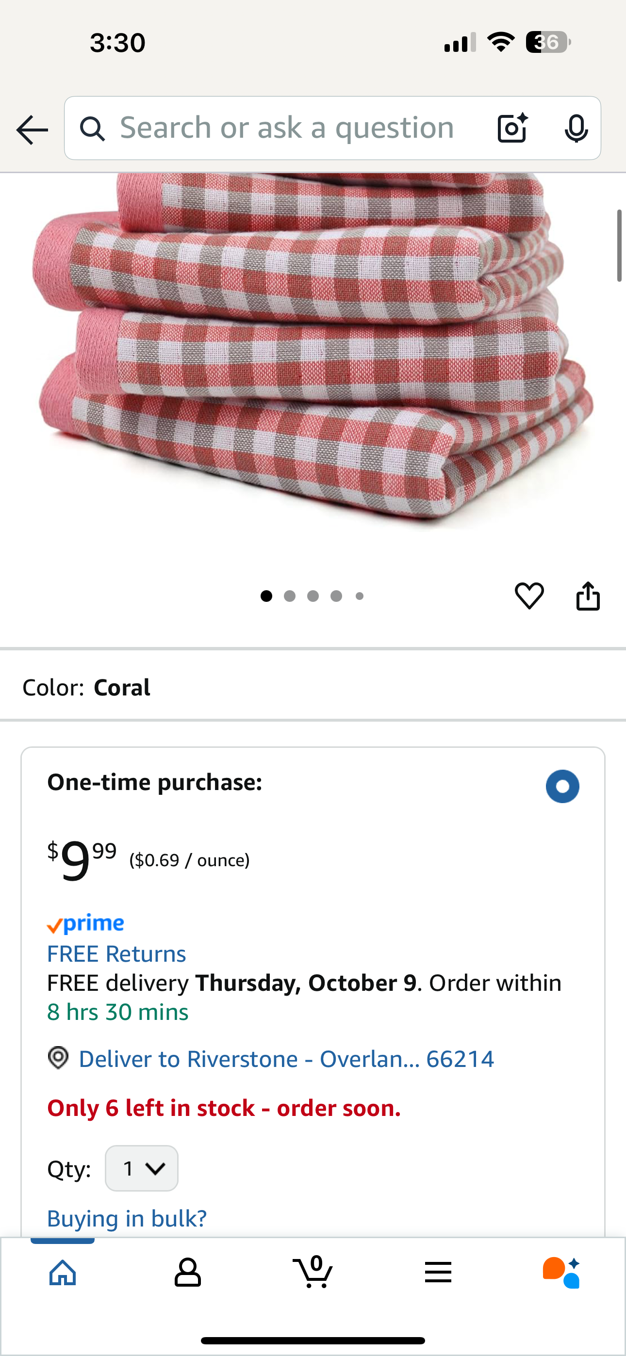 Set of 6 Kitchen Towels