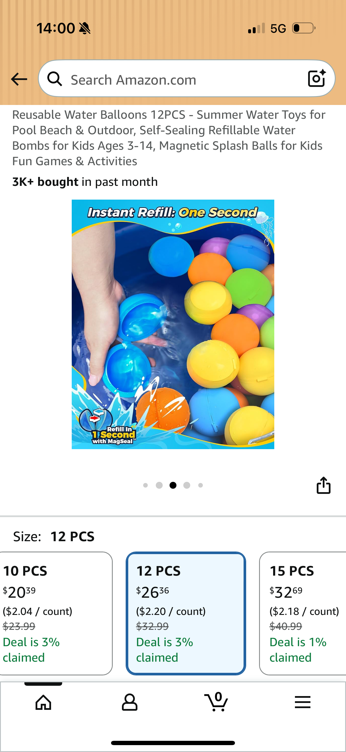 Reusable Water Balloons 12PCS - Summer Water Toys for Pool Beach & Outdoor, Self-Sealing Refillable Water Bombs for Kids Ages 3-14, Magnetic Splash Balls for Kids Fun Games & Activities