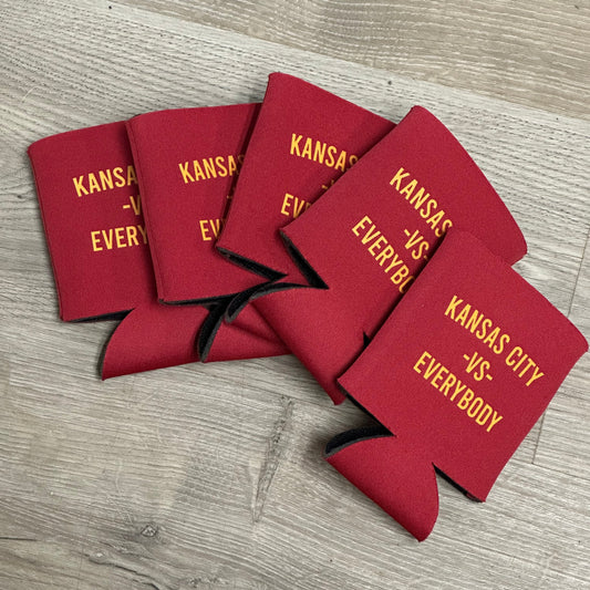 5-Pack Kansas City Vs. Everybody - Can Cooler Koozies