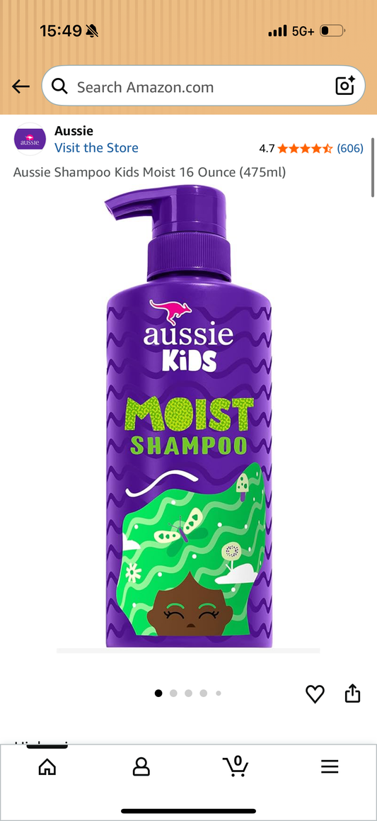 Aussie Shampoo Kids Moist 16 Ounce (475ml)