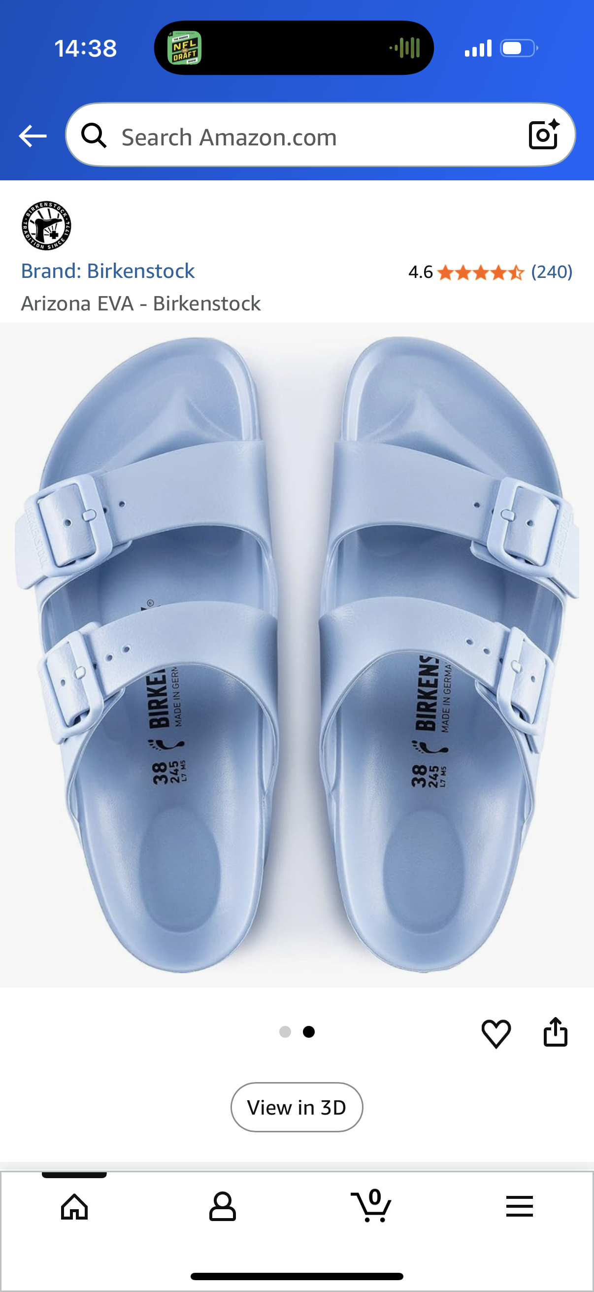 Arizona EVA - Birkenstock, Women’s Size 7