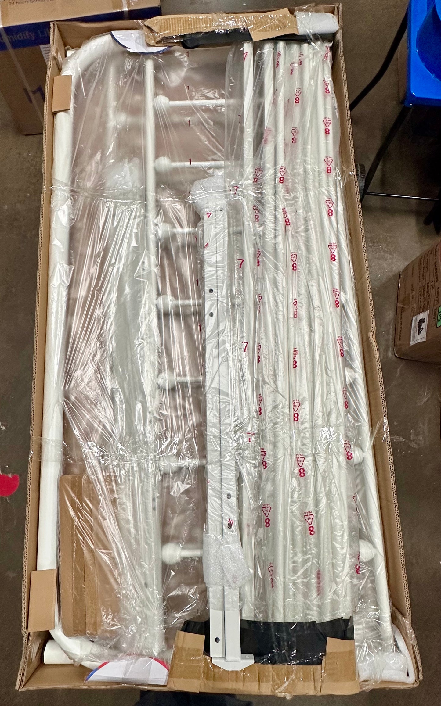 Full Size Bed Frame, White (B1186)