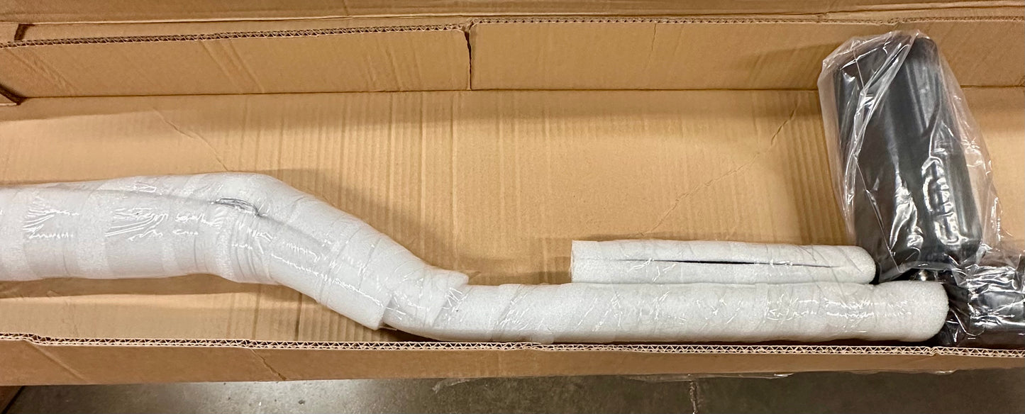 7FT Safety Squat Bar Load 700LBS, 2" Sleeve Olympic Barbell with Comfortable Neck Pad, Ideal for Free Weight Strength Training (W632)