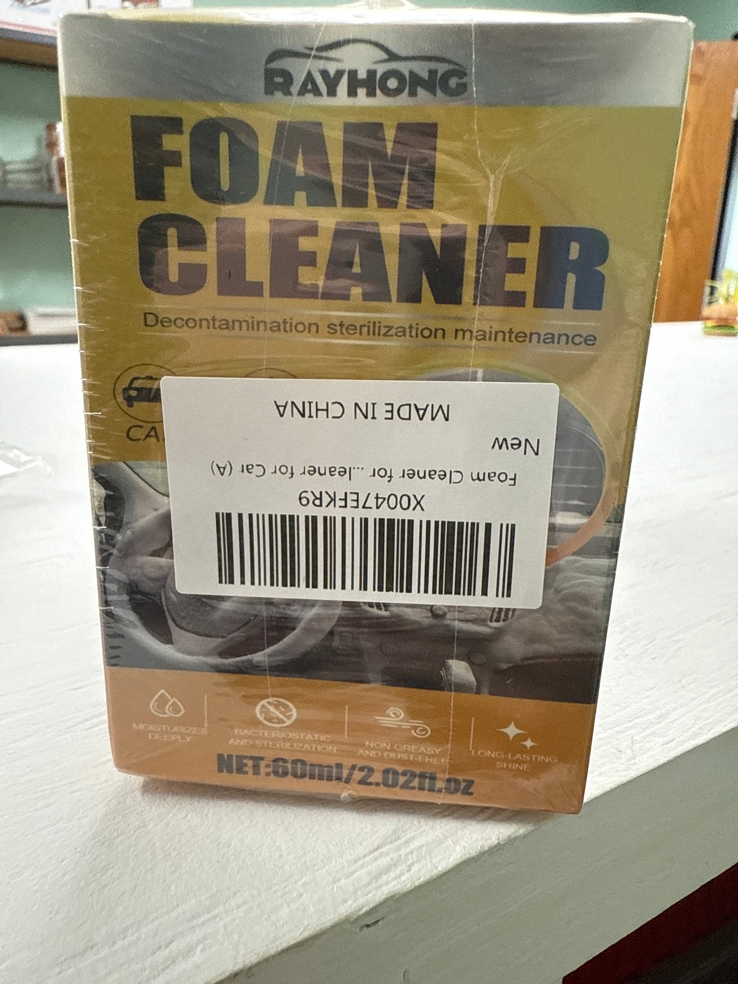 2 packages Foam Cleaner for Car,Multi-Purpose Foam Cleaner, All Around Master Foam Cleaner, Multi Purpose Foam Cleaner for Car, Upholstery Cleaner for Car seats,Interior Car Cleaner Wheel Cleaner for Car (A)