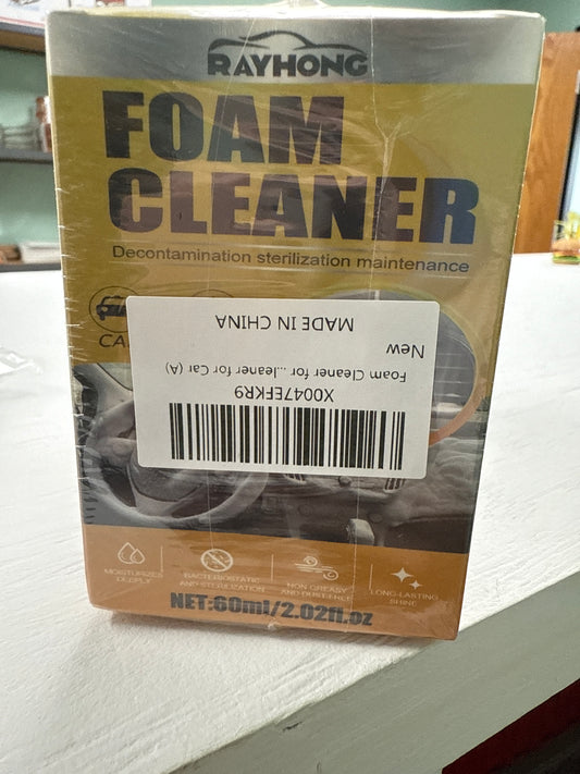 2 packages Foam Cleaner for Car,Multi-Purpose Foam Cleaner, All Around Master Foam Cleaner, Multi Purpose Foam Cleaner for Car, Upholstery Cleaner for Car seats,Interior Car Cleaner Wheel Cleaner for Car (A)