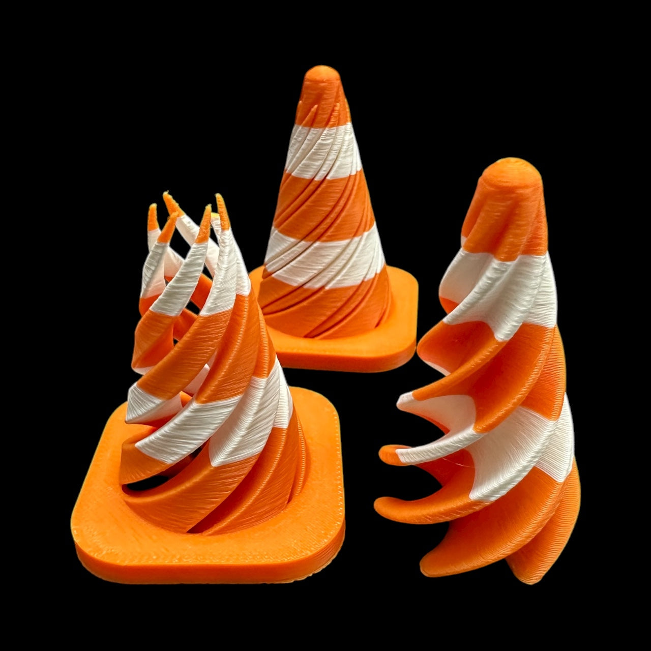 2-Pack Traffic Cone Passthrough Fidgets